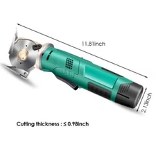 Electric Rotary Cutting Machine Cordless Fabric Scissors Shearing Machine