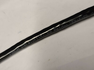 Belden 7940A 23/4P CAT6 U/UTP DataTuff Bonded Network Cable CMX/CMR Black /50ft