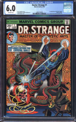 DOCTOR STRANGE #1 CGC 6.0 OW PAGES // MARVEL COMICS 1974 | eBay
