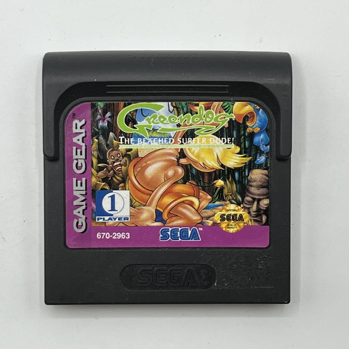 SEGA GAMEGEAR ゲームギア Greendog 北米版 新品 未開封 Sega Game Gear Greendog The Beached Surfer Dude Tested & Working
