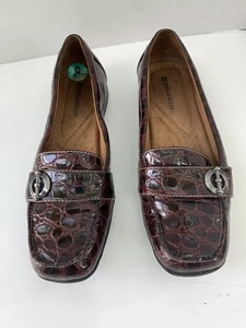 Naturalizer Mujer Burdeos Mocasines pisos Imitación Charol Talla 8 M | eBay