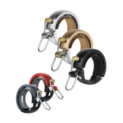 Knog Oi Luxe diseño noble bicicleta timbre anillo campana bicicleta MTB Bell Small / Large - Imagen 1 de 11