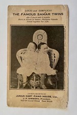 Antique Postcard/Photo of Samar Twins
