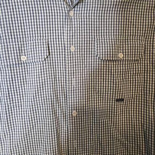 Polo Ralph Lauren G.I. Shirt Size XL Men's Long Sleeve Gray White Check - Picture 4 of 6