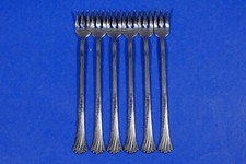 6 x Oneida Spring Glen Stainless Cocktail Seafood Forks 6  