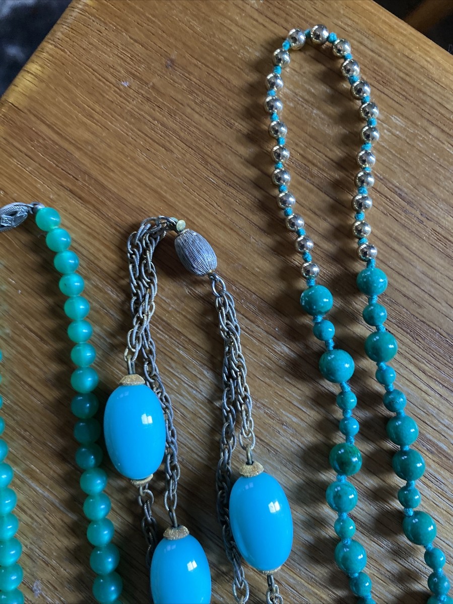 VTG 50s 60s JEWELRY LOT NATURAL STONES JAPAN NAPIER CAROLEE