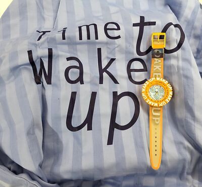 SWATCH SPECIAL 1998- SBZ104R - ROM Launch WAKE UP By Spike Lee - Neu