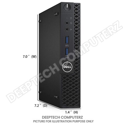 Dell OptiPlex 7060 Micro PC Core i7 8th Gen 32GB RAM 1TB SSD Wi-Fi