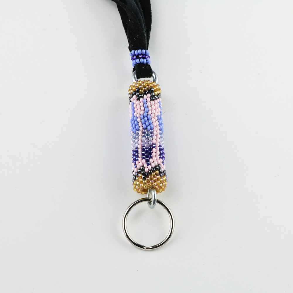 NATIVE AMERICAN ZUNI BEADED KEY RING BY PATSY WAIKANIWA | eBay