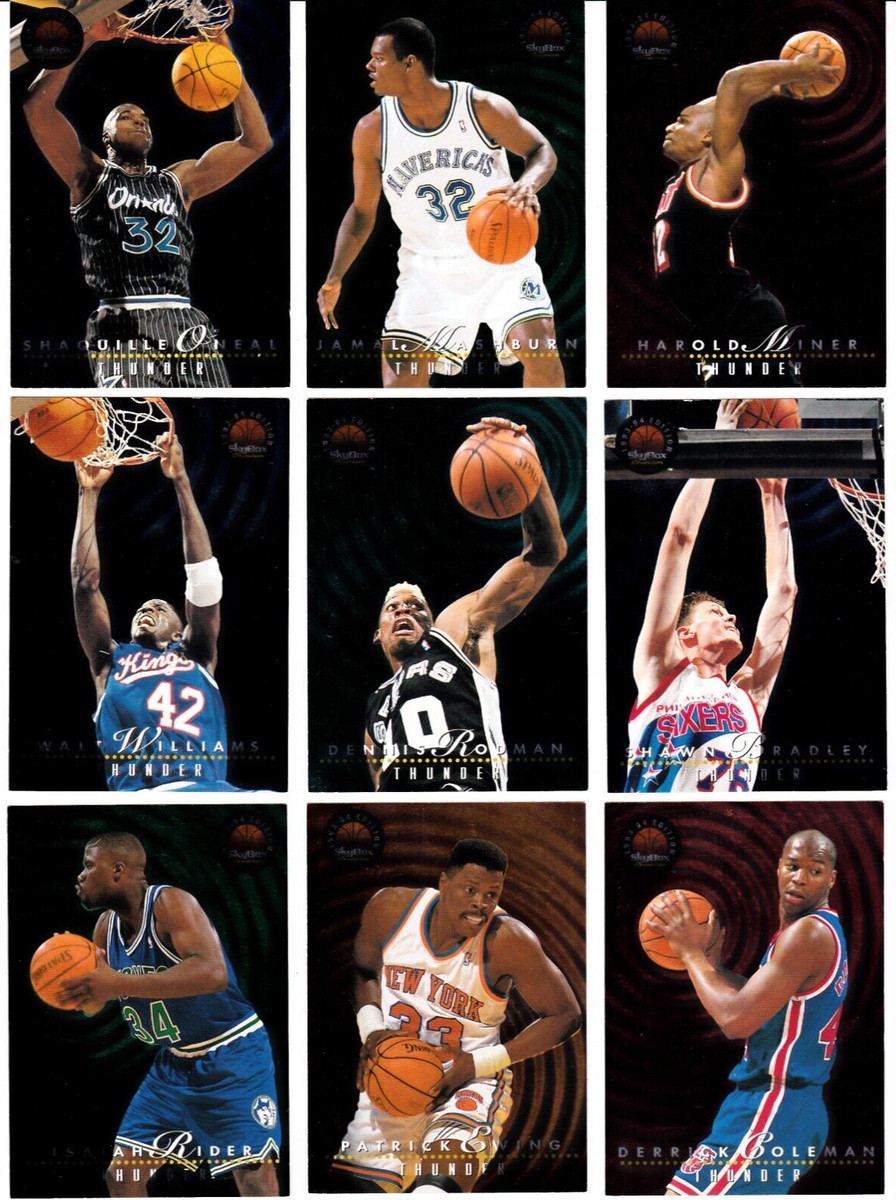 ?1993-94 SkyBox Premium Thunder & Lightning Complete Set of 9 