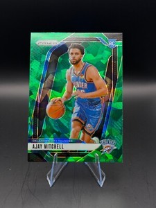 2024-25 Panini Prizm - Ajay Mitchell #226 Green Ice Prizm Rookie RC OKC Thunder
