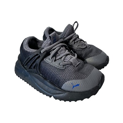 Puma Kids' Toddler Sz 5C Pacer Future Gray Black Slip On