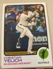 2022 Topps Heritage - OB-CYH Christian Yelich - Oversized Base