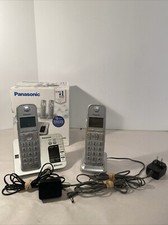 Panasonic KX-TGE463 Silver Cordless Phone 2 Headsets