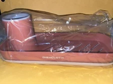 Sink Caddy Organizer Sponge Holder Red Para Fregadero