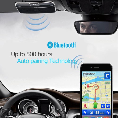 Transmisor Bluetooth FM coche manos libres radio adaptador música - Imagen 12 de 12