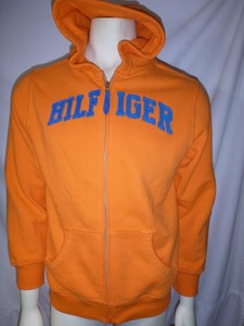 felpa tommy arancione