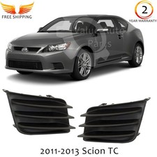 Front Fog Lights Cover Textured Plastic Left Right Side For 2011-2013 Scion Tc