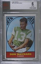 1967 Topps Don Maynard #97 BVG 6 HOF 0q3