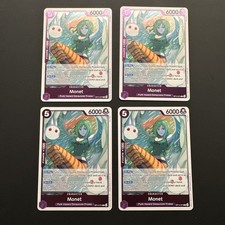 4x One Piece TCG OP14-074 Monet  (Playset) Card Game CCG English