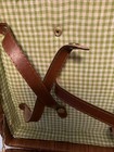 Woven Rectangular Picnic Basket Storage Suitcase Carrier Lock Box — photo 2