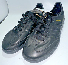 Adidas Samba Decon Black Gold Metallic Sneakers IG6172 Men  s Sz 4 New 2 