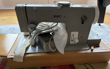 Pfaff 90 Sewing machine, cover, pedal, instructions,   Accessory  box