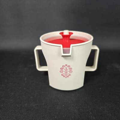Tupperware Milchkännchen Kanne 1415-5 + Druckknopf Deckel Vintage Retro Rarität