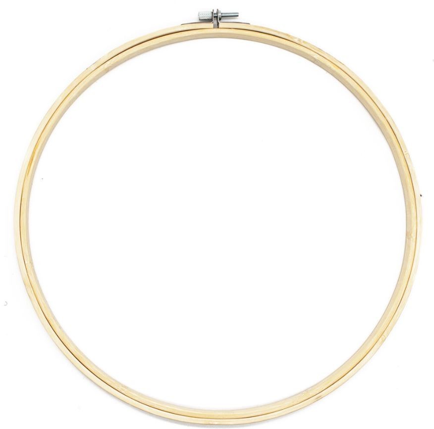 6"" Wooden Embroidery Hoop Bamboo Circle Cross Hoop Stitch Tools 6 In