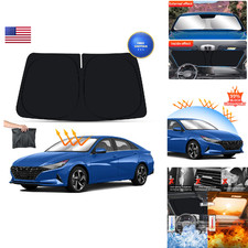 Lunqin Car Sun Shade For Hyundai Elantra 2021 2022 2023 2024 2025 2026 And