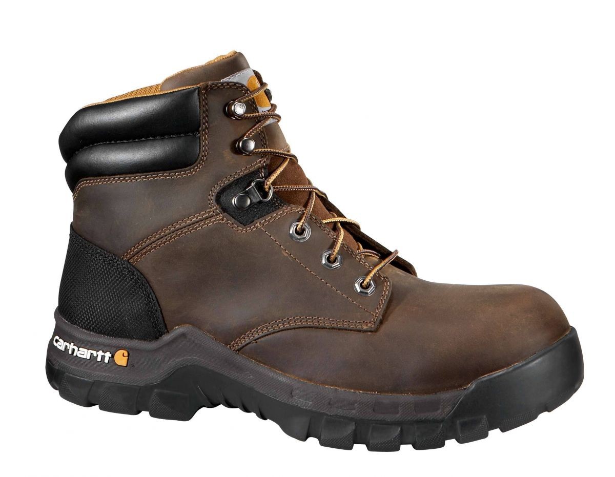 Bota de Trabajo Carhartt Para Hombre 6" Rugged Flex® Puntera Compuesta Marrón - CMF6366, Marrón