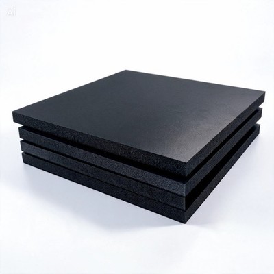 Forex PVC Hartschaumplatte 5mm schwarz Zuschnitt bis 300x150cm