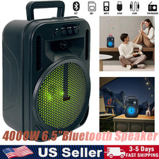 4000W Portable 6.5" Wireless Bluetooth TWS Speaker Party Sound with Heavy Bass