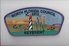 North Florida Council SA-77 2012 Friends Of Scouting Reverent CSP (25 Made)