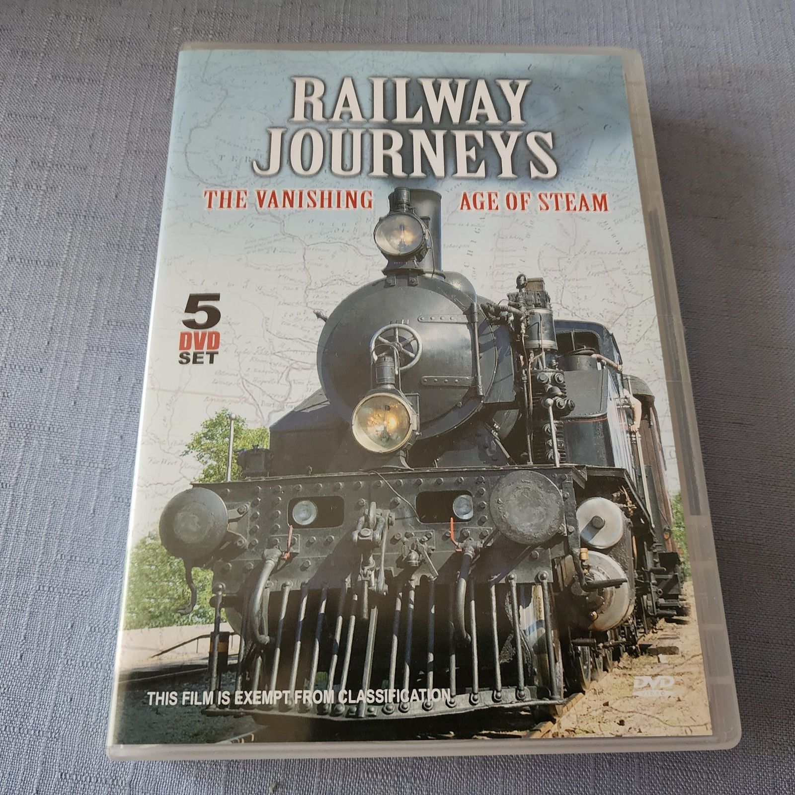 Railway Journeys - The Vanishing Age Of Steam (5 DVD 2005) All Regions