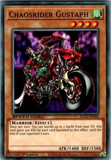 Chaosrider Gustaph Speed Duel GX: Duelists of Shadows SGX3-ENF04 Yu-Gi-Oh NM