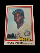 MOOKIE WILSON ROOKIE NEW YORK METS 1981 DONRUSS #575 RC BASEBALL CARD !!. rookie card picture