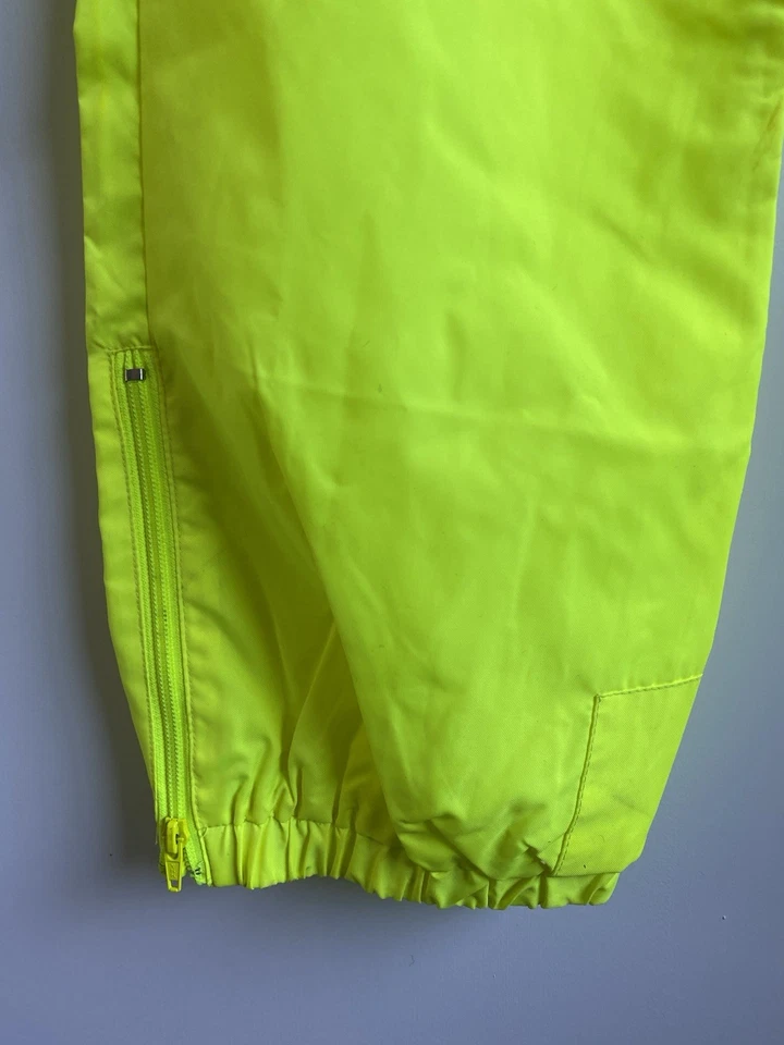 霓虹黄色米长滑雪裤男式 S 码 — 第 3/4 张图片