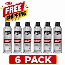 6 Pack Super Tech Brake Parts Cleaner Spray Non-chlorinated 14.5 Oz Free Ship
