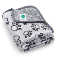 Luciphia Premium Soft Dog Blanket for Small Medium Large M 30"x20" , Grey Paw