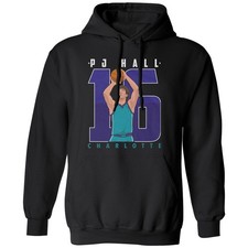 PJ Hall Inspired Bball Graphic - Charlotte Tribute Unisex Hooded Sweatshirt
