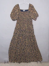 Baltic Born Dress Large Floral Milk Maid Manchester Midi Cottage Core Boho NWT