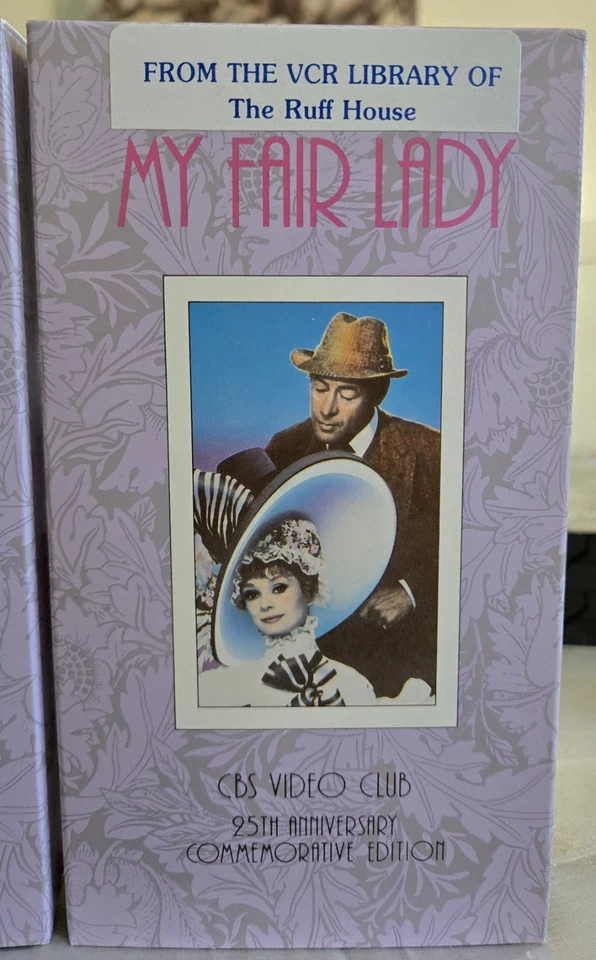 My Fair Lady 25th Anniversary Commemorative Edition CBS Video Club 2 VHS Box Set Foto 4 de 4
