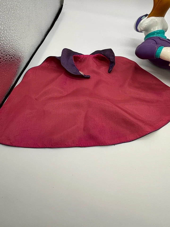 Vintage Disney DarkWing Duck 12” Figure Playmates Moveable Toys 1991- COMPLETE - Image 4 of 4