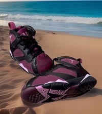 AIR JORDAN 7 VII RETRO SHOE BLACK/FUCHSIA/MULBERRY TODDLERS SIZE 7C