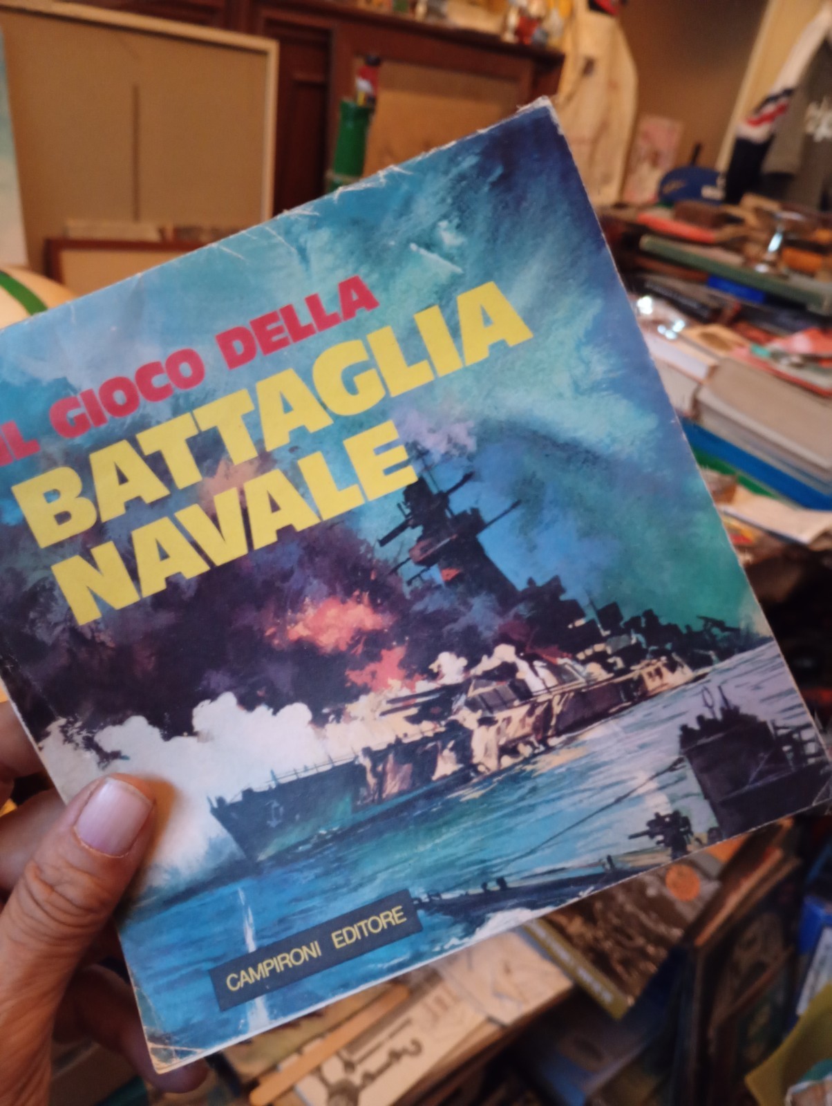 IL GIOCO DELLA BATTAGLIA NAVALE VINTAGE ANNI 70 CAMPIRONI EDITORE MILANO