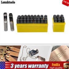 Letter Number Steel Punch Stamp Set 36 Piece Stamping Set 0.5in 12.5mm