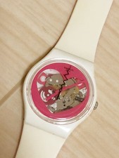 Swatch Pink Heart Skeleton