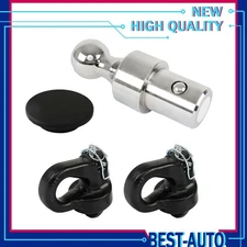 Puck System 2-5/16" Gooseneck Ball & Safety Chain Anchor Kit 60639 38000 lbs