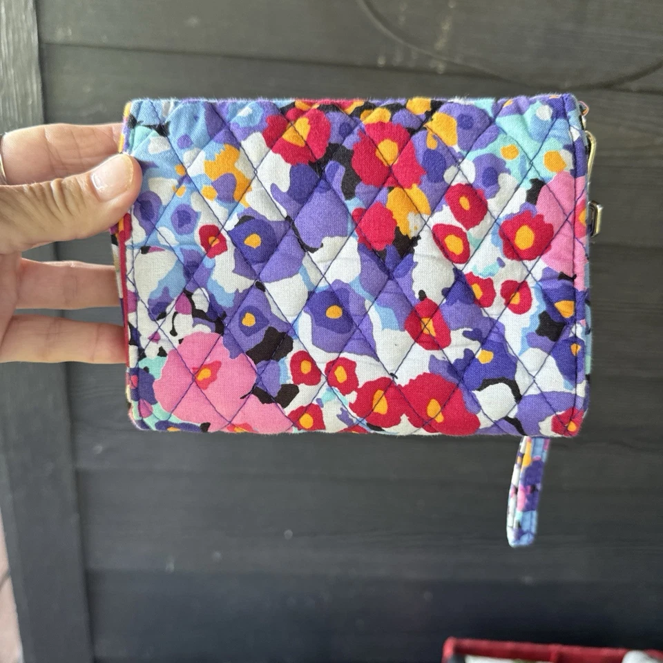 Cartera Muñequera Vera Bradley Impresionista Acordeón Foto 2 de 4